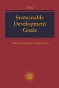 Cover: Sustainable Development Goals - Nomos/Hart