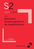 Cover: Materielles Verwaltungsrecht in der Assessorklausur - Alpmann Schmidt