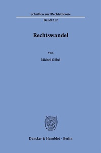 Abbildung von: Rechtswandel - Duncker & Humblot