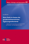 Cover: Share Deals im System der grunderwerbsteuerlichen Erg&auml;nzungstatbest&auml;nde - Erich Schmidt Verlag