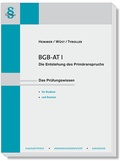 Cover: BGB AT I - Entstehung des Prim&auml;ranspruchs - Hemmer-W&uuml;st