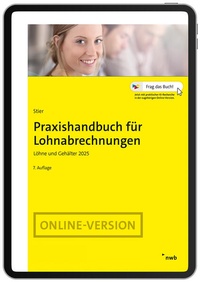 Abbildung von: Praxishandbuch für Lohnabrechnungen - NWB