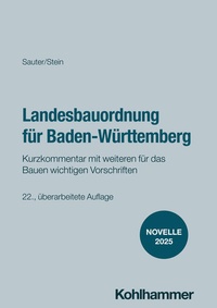 Abbildung von: Landesbauordnung für Baden-Württemberg - Kohlhammer