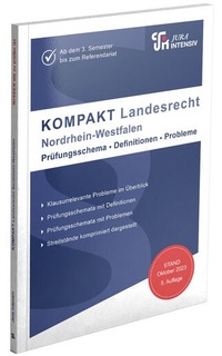 Bild: KOMPAKT Landesrecht - Nordrhein-Westphalen - Jura-Intensiv Verlag