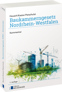 Abbildung von: Baukammerngesetz Nordrhein-Westfalen - Verlag Reckinger