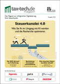 Cover: Tax Tech-Magazin 3/25 - FFI-Verlag
