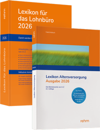 Bild: Buchpaket Lexikon für das Lohnbüro und Lexikon Altersversorgung 2026 - Rehm