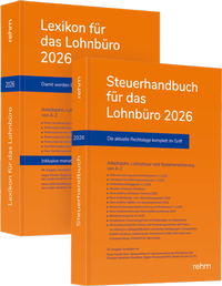 Bild vergrößern Bild: Buchpaket Lexikon für das Lohnbüro und Steuerhandbuch 2026 - Rehm