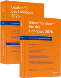 Cover: Buchpaket Lexikon f&uuml;r das Lohnb&uuml;ro und Steuerhandbuch 2026 - Rehm