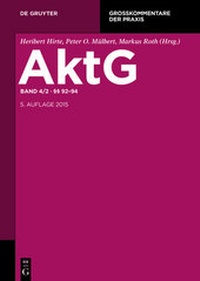 Enlarge image Cover: Aktiengesetz - Band 4/2 - De Gruyter