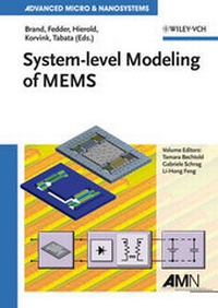 Enlarge image Cover: System-level Modeling of MEMS - Wiley-VCH