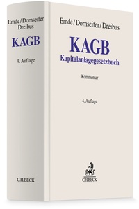 Bild: Kapitalanlagegesetzbuch: KAGB - C.H.BECK