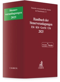 Bild vergrößern Bild: Handbuch der Steuerveranlagungen 2025 - C.H.BECK