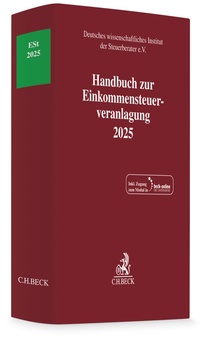 Bild vergrößern Bild: Handbuch zur Einkommensteuerveranlagung 2025: ESt - C.H.BECK