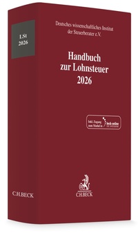 Bild vergrößern Bild: Handbuch zur Lohnsteuer 2026: LSt - C.H.BECK