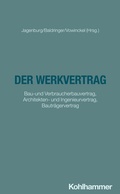 Cover: Der Werkvertrag - Kohlhammer