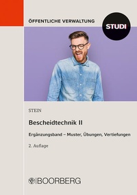 Abbildung von: Bescheidtechnik II - Boorberg