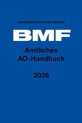Abbildung von: Amtliches AO-Handbuch 2026 - Boorberg