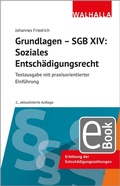 Cover: Grundlagen SGB XIV - Soziales Entsch&auml;digungsrecht - Walhalla