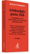 Bild: Arbeitsschutzgesetze 2026 - C.H.BECK