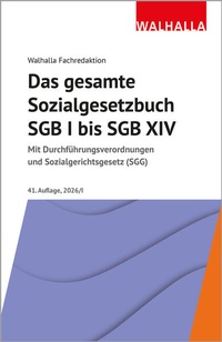 Abbildung von: Das gesamte Sozialgesetzbuch SGB I bis SGB XIV - Walhalla