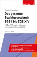 Cover: Das gesamte Sozialgesetzbuch SGB I bis SGB XIV - Walhalla