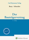 Bild: Der Bautr&auml;gervertrag - Carl Heymanns Verlag