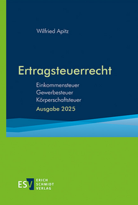 Enlarge image Cover: Ertragsteuerrecht - Erich Schmidt Verlag