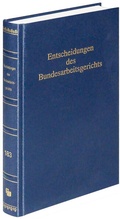 Cover: Entscheidungen des Bundesarbeitsgerichts -  Band 183 - Fachmedien Recht und Wirtschaft