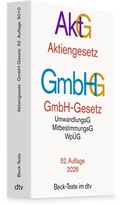 Bild: Aktiengesetz, GmbH-Gesetz: AktG GmbHG - dtv