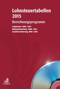 Abbildung von: Lohnsteuertabellen 2015 CD-ROM - C.H.BECK