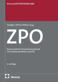 Abbildung von: Zivilprozessordnung: ZPO - Nomos