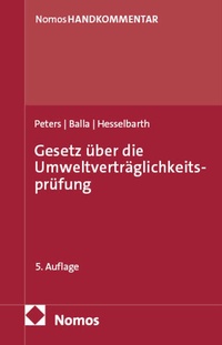 Enlarge image Cover: Gesetz über die Umweltverträglichkeitsprüfung - Nomos