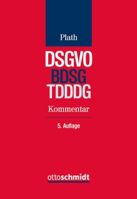 Abbildung von: DSGVO/BDSG/TDDDG - Otto Schmidt Verlag