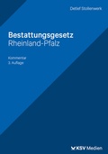 Cover: Bestattungsgesetz Rheinland-Pfalz - KSV Medien