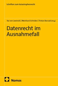 Enlarge image Cover: Datenrecht im Ausnahmefall - Nomos
