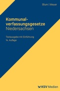 Cover: Kommunalverfassungsgesetze Niedersachsen - KSV Medien