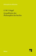 Cover: Grundlinien der Philosophie des Rechts - Meiner