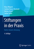 Cover: Stiftungen in der Praxis - Springer Gabler