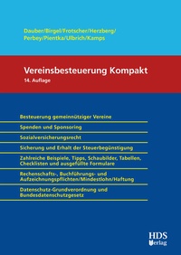 Enlarge image Cover: Vereinsbesteuerung Kompakt - HDS