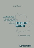 Cover: Gemeindeordnung f&uuml;r den Freistaat Bayern - Kohlhammer