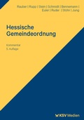 Cover: Hessische Gemeindeordnung (HGO) - KSV Medien