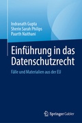 Cover: Einf&uuml;hrung in das Datenschutzrecht - Springer