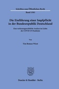 Bild: Die Einführung einer Impfpflicht in der Bundesrepublik Deutschland - Duncker & Humblot