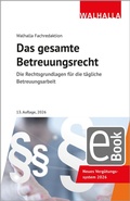 Bild: Das gesamte Betreuungsrecht - Ausgabe 2026 - Walhalla
