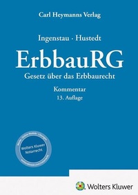 Bild vergrößern Bild: ErbbauRG - Carl Heymanns Verlag