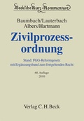 Abbildung von: Zivilprozessordnung: ZPO - C.H.BECK