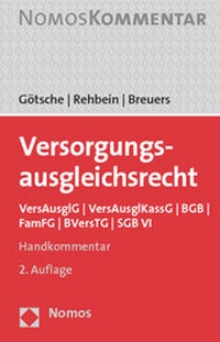 Abbildung von: Versorgungsausgleichsrecht - Nomos