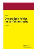Cover: Die gr&ouml;&szlig;ten Fehler im Verfahrensrecht - NWB