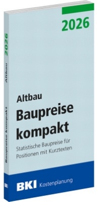 Bild vergrößern Bild: BKI Baupreise kompakt Altbau 2026 - Rudolf Müller Verlag